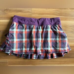Lululemon Run: Pace Setter Skirt *2-way Stretch (Regular) - size 10